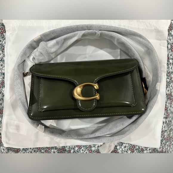 New! MINT CONDITION COACH Tabby Shoulder Bag 20 Spazzolato leather - Picture 2 of 12